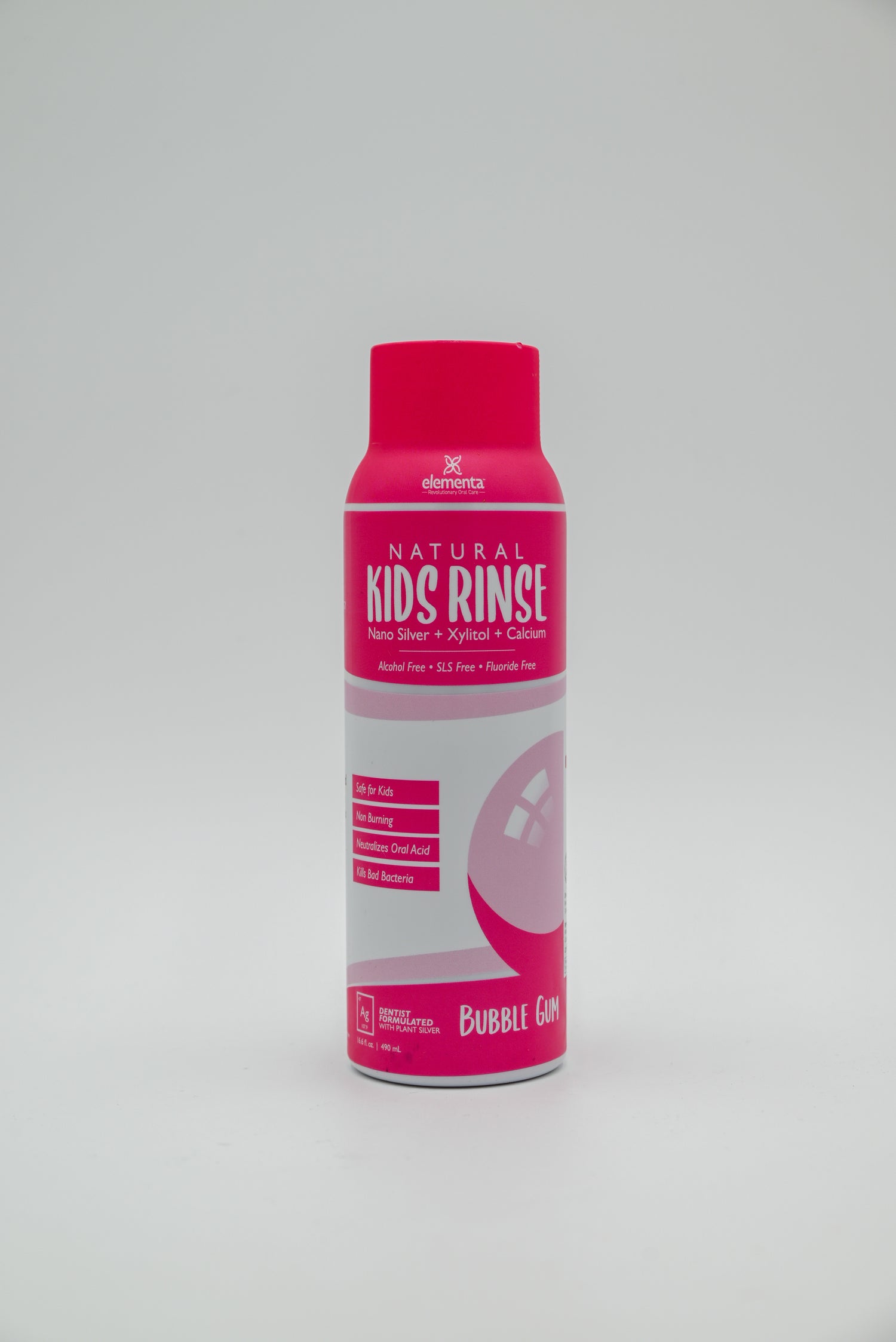 20 oz Nanosilver Mouth Rinse - Reusable High Grade Stainless Steel Container