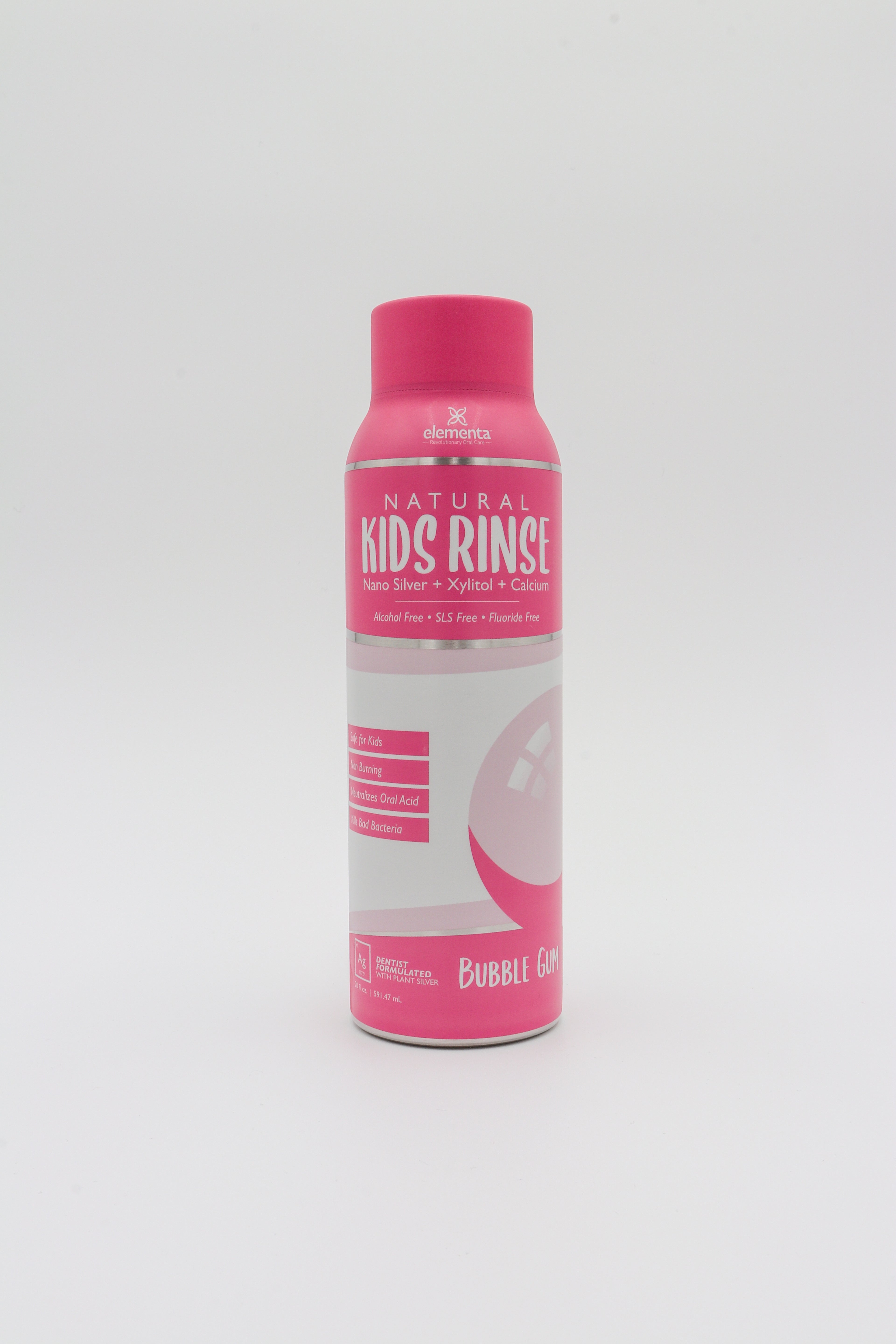 20 oz Nanosilver Mouth Rinse - Reusable High Grade Stainless Steel Container
