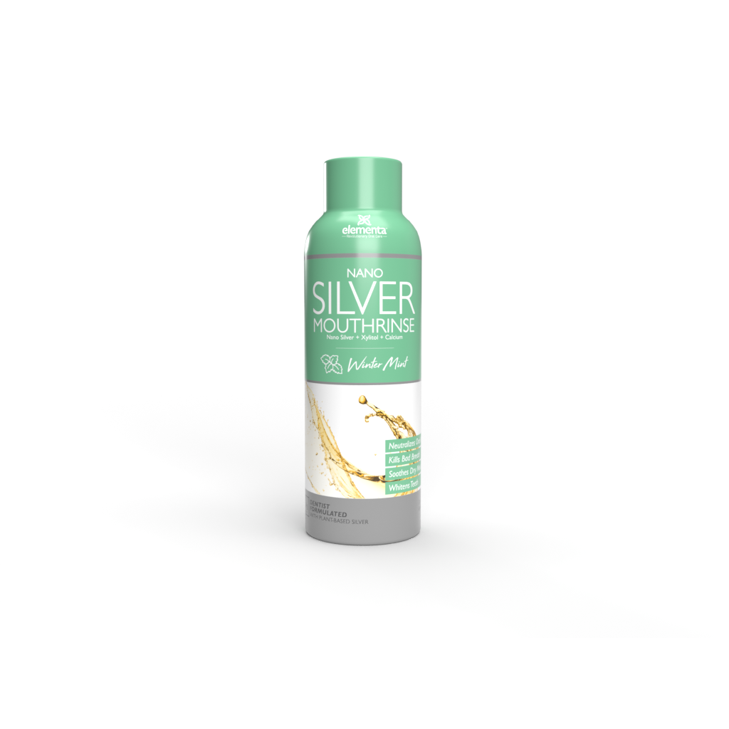  Elementa Silver - Adult Mouth Rinse 20 fl oz. - Wintermint :  Health & Household