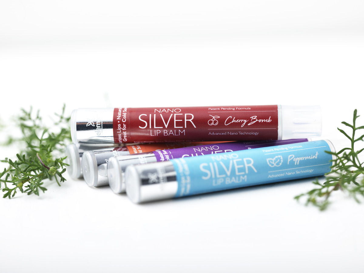 Nano Silver Lip Balms Cherry Bomb 2 Pack
